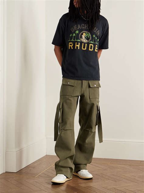 rhude cargo pants replica|mr porter rhude hoodie.